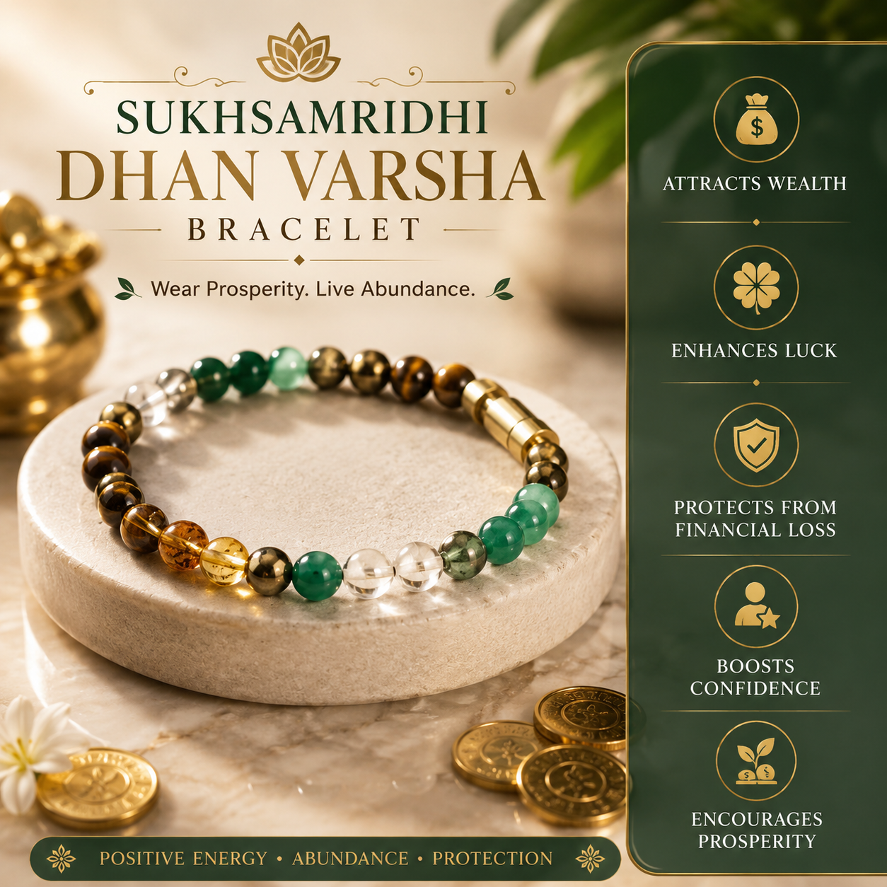 SukhSamridhi Dhanyog Braclet