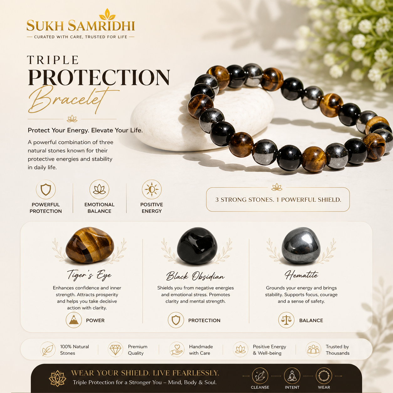 Triple Protection Bracelet