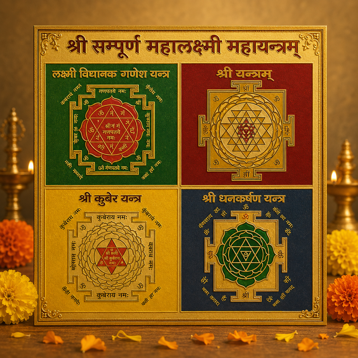 "Shri Sampoorn Mahalxmi Mahayantram Yantra	"