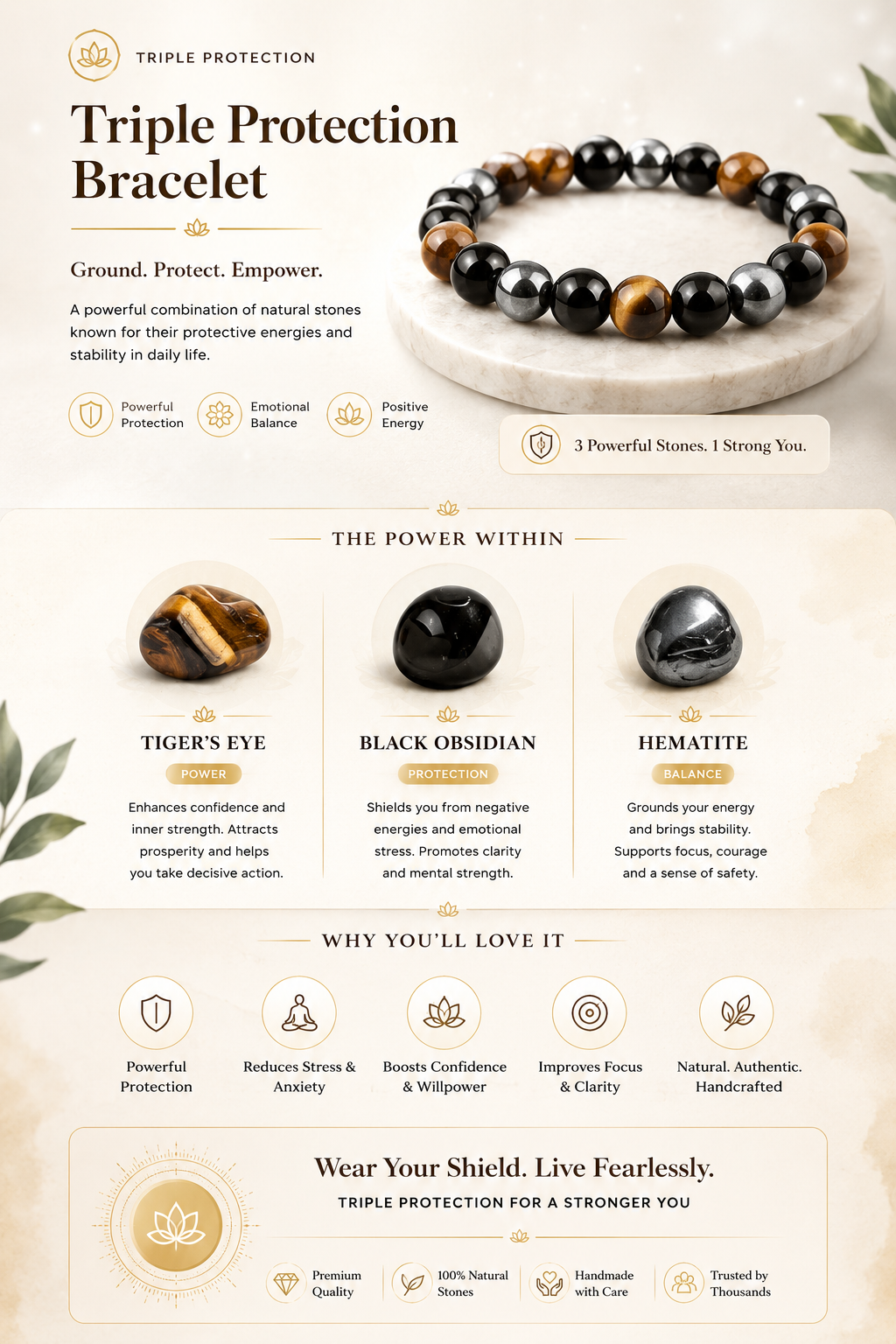 Triple Protection Bracelet