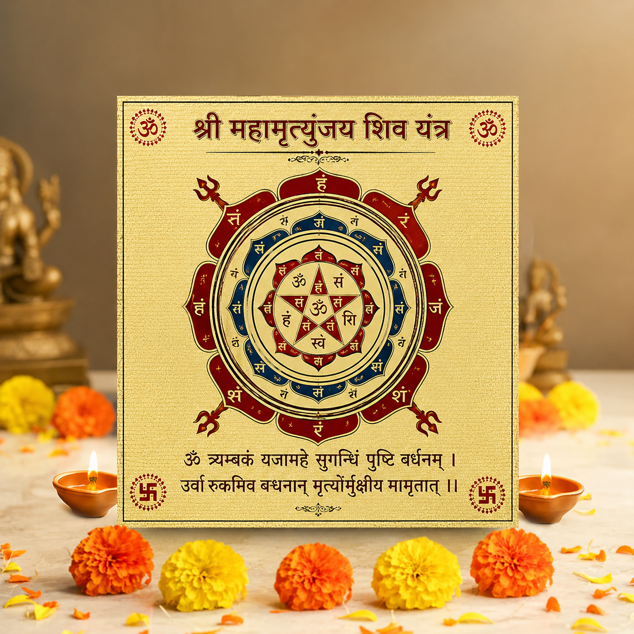 Shri Mahamrityunjaya Yantra Home & Office Temple