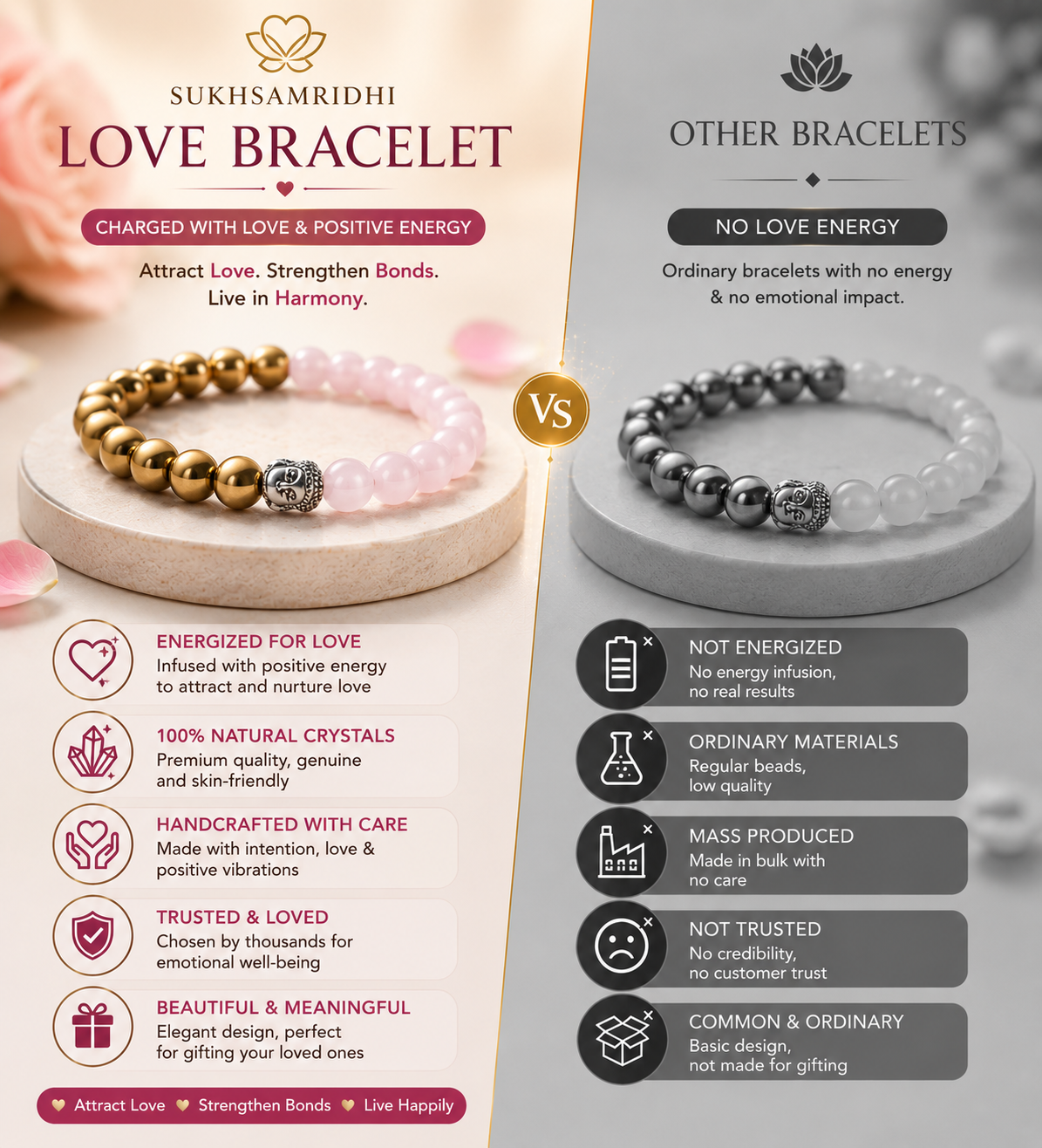 Energised Money and Love Attractor Bracelet